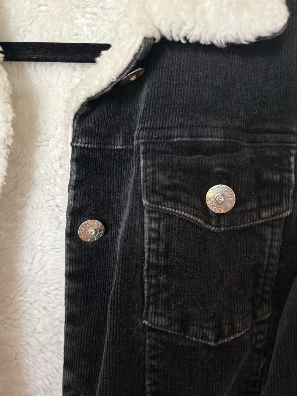 Annie Sherpa-Lined Charcoal Jacket - Picture 4 of 7